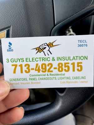 Avatar for 3 GUYS Electrical & Insulation