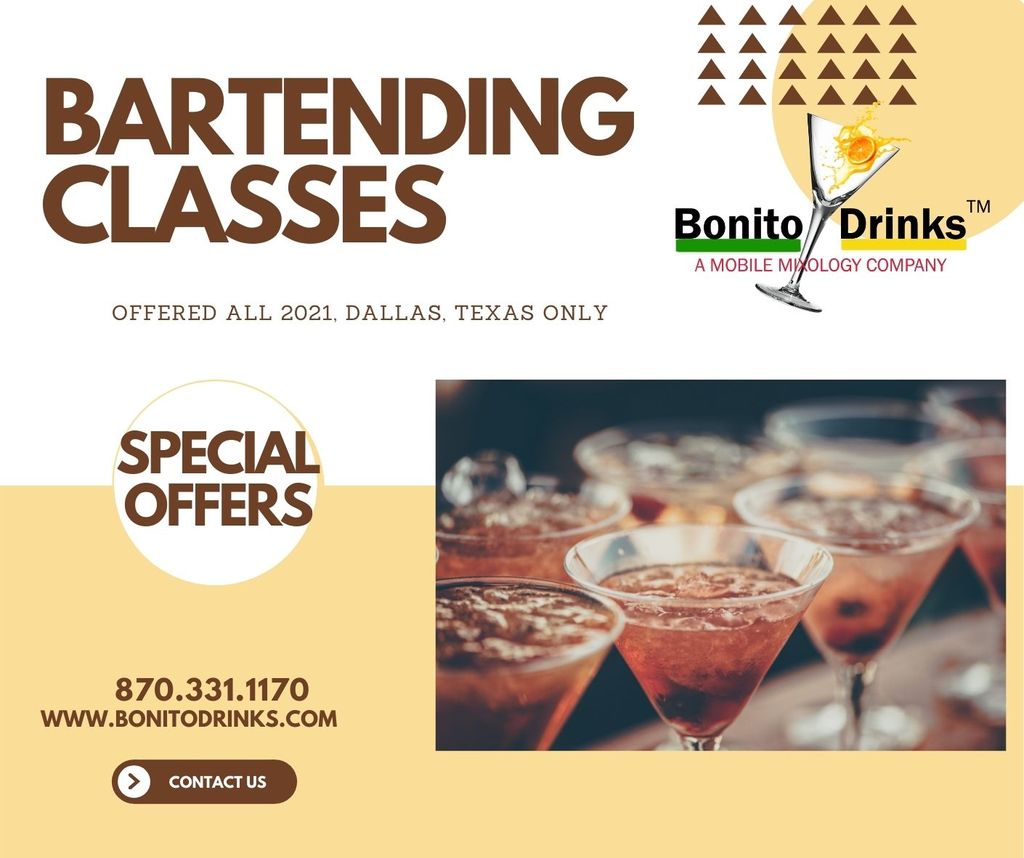 Bartending Classes Offered
