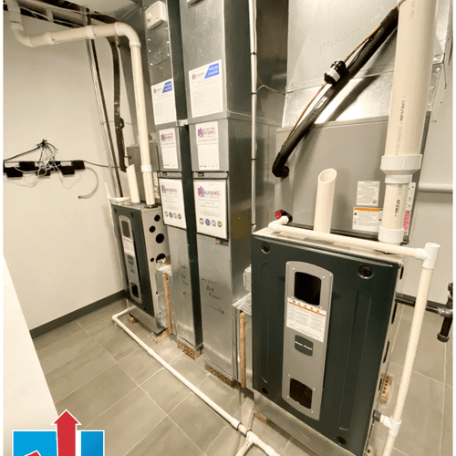 Installation of Two New American Standard Furnaces
