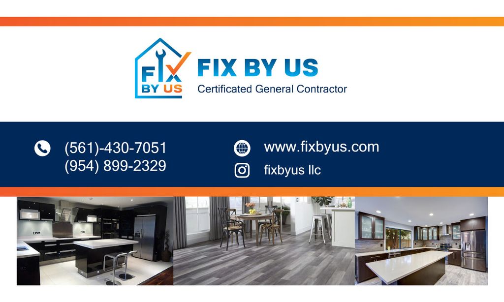 Fix by us Business Card