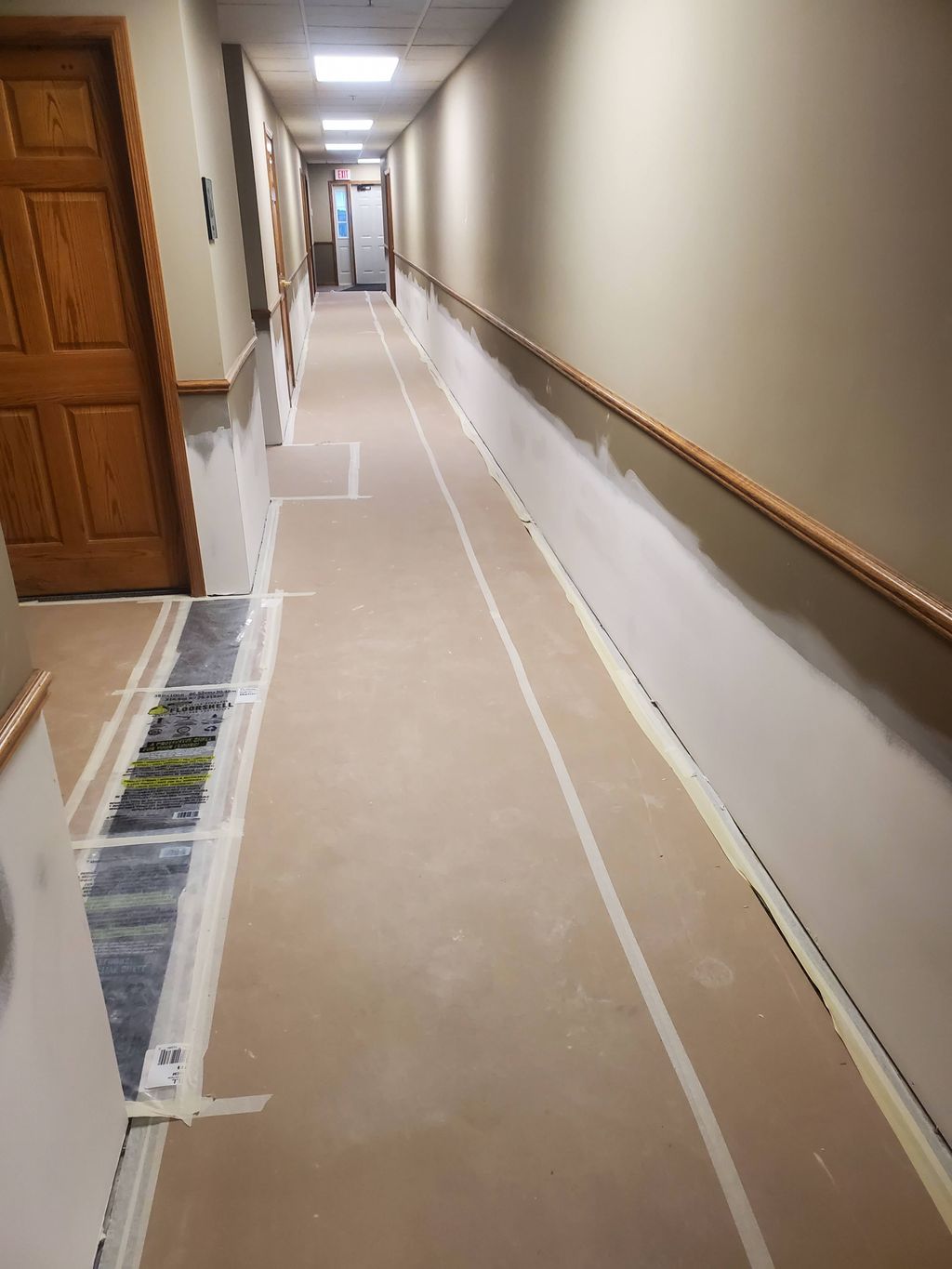 after drywall before prime and painting