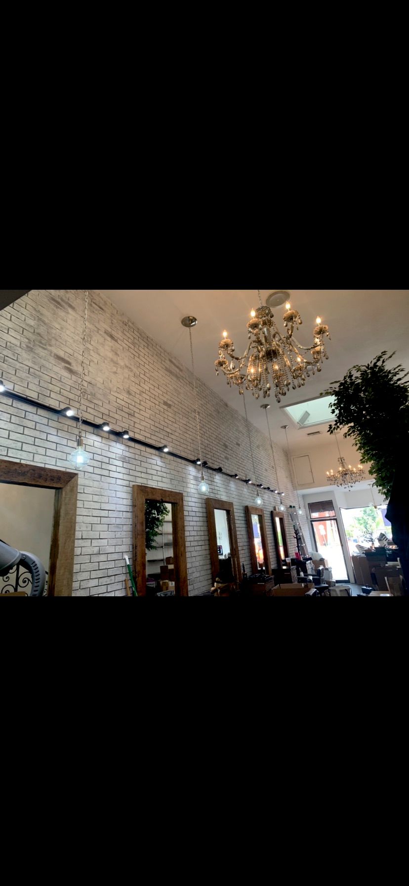 Worked on Larissa Loves entire salon. 