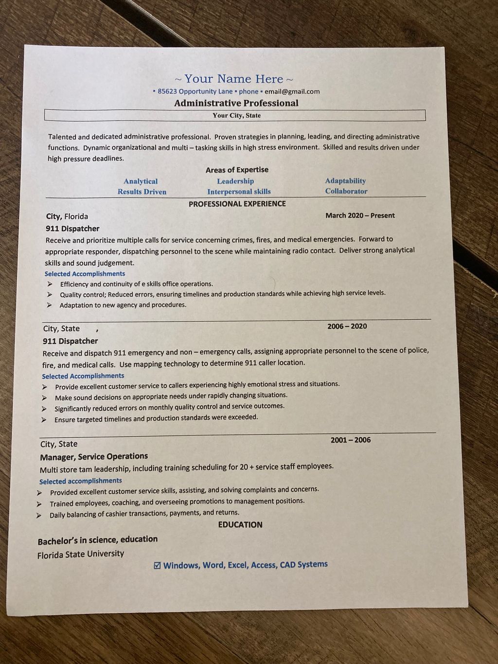 Administrative 