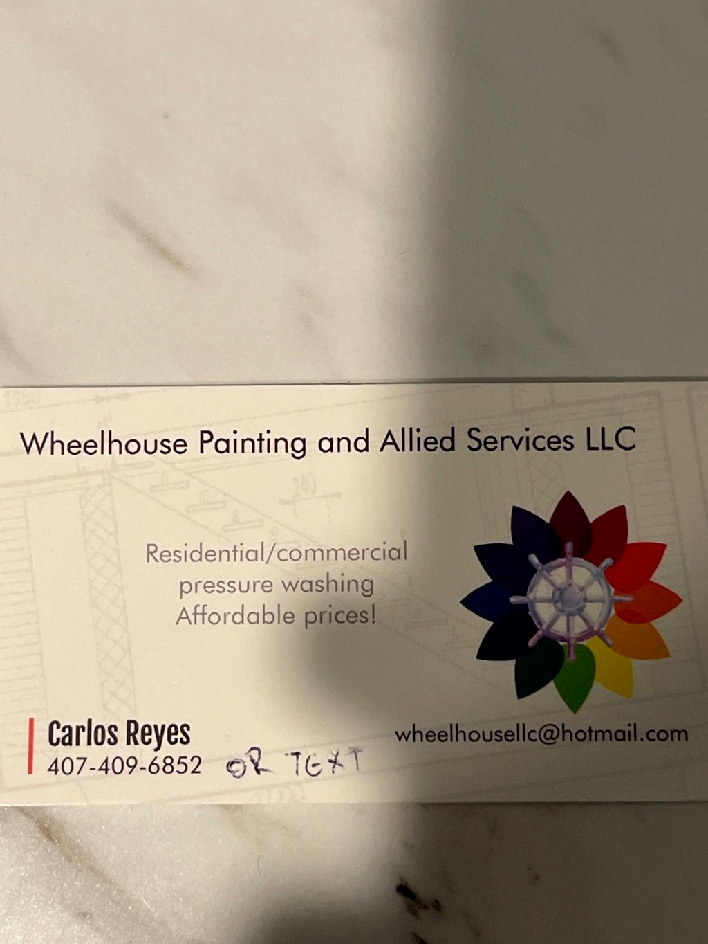 Wheel house painting and Allied     Services LLC