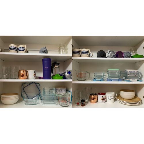 Organization of Kitchen Cabinets as per customer r