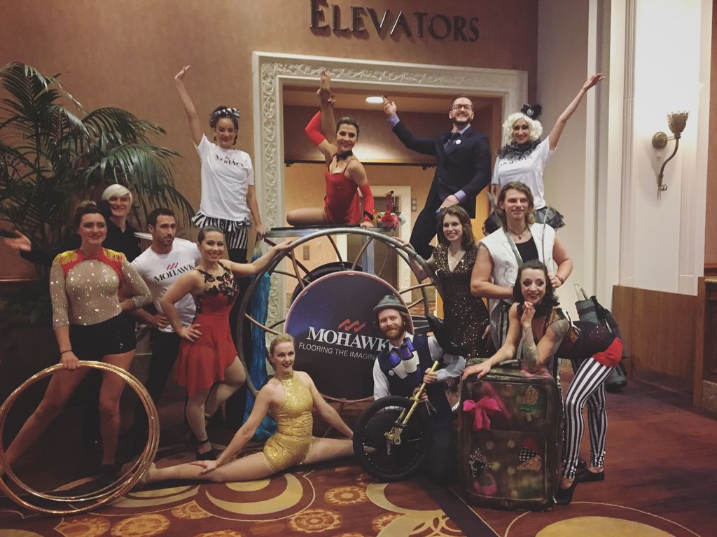 Circus Flashmob at Mandalay Bay