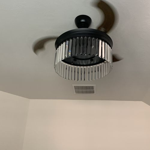 Light to Fan Replacement - AFTER