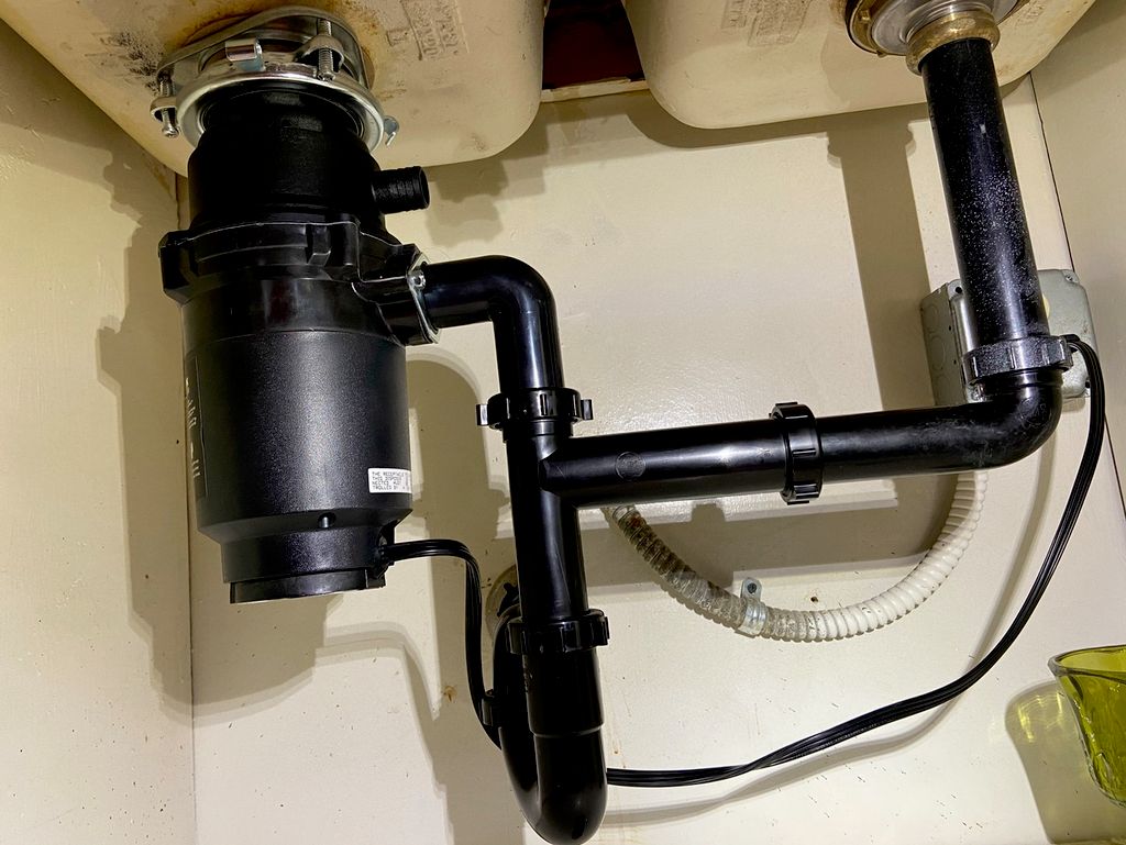 Installed new 1/2 HP Moen disposal and new kitchen