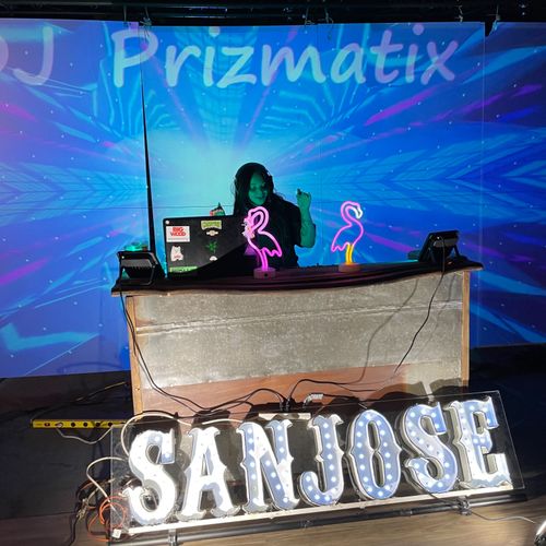 I love working with DJ Prizmatix, she is so fun an