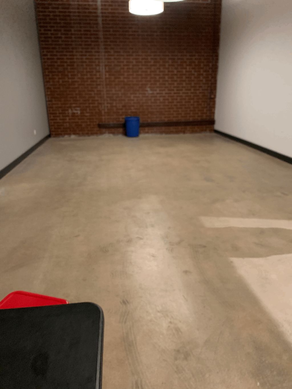 sealed concrete floor cleaning