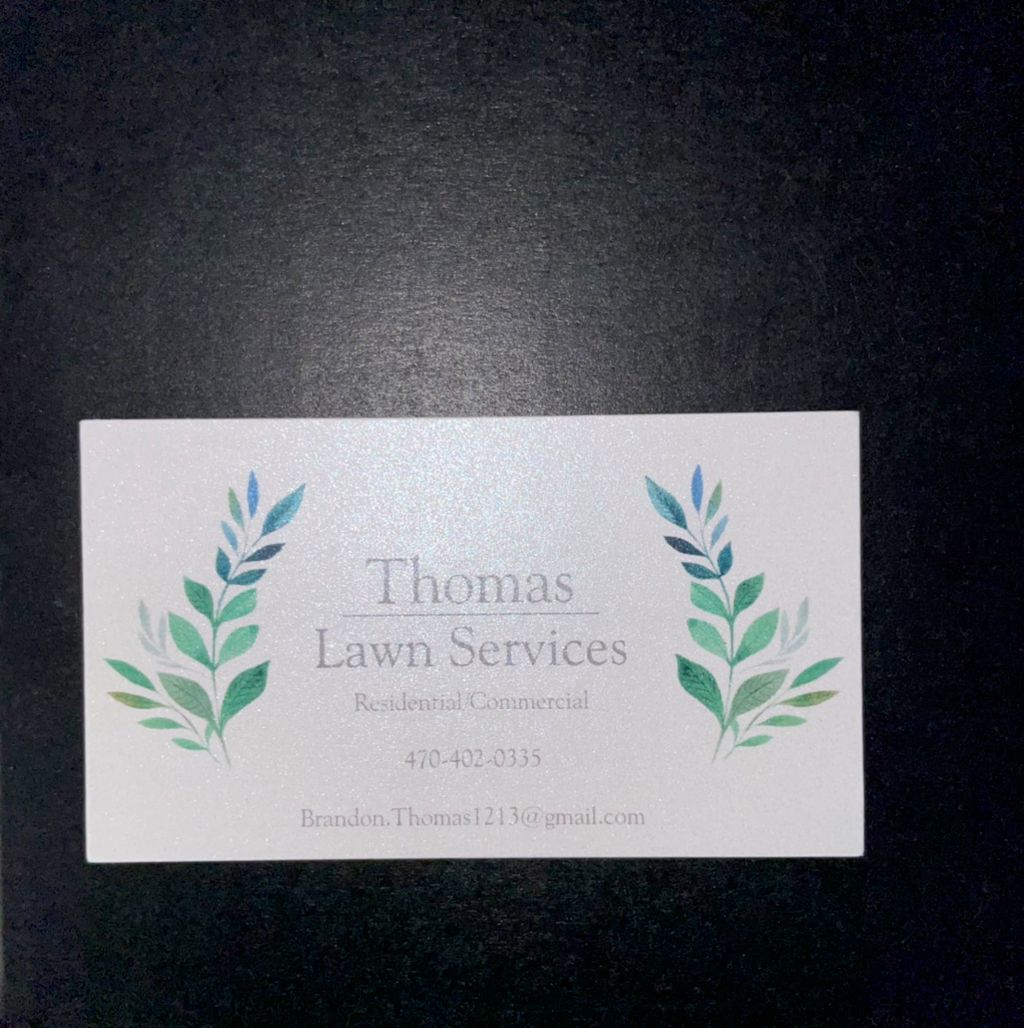 Thomas lawn services