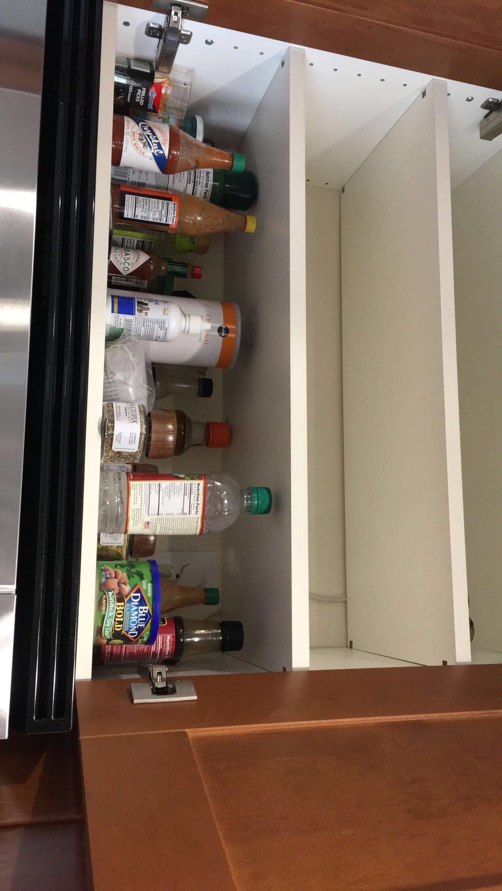 Emptying cabinets 