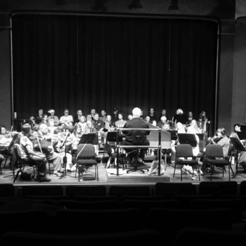 Rehearsal with the Maui Chamber Orchestra, 2017