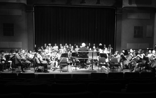 Rehearsal with the Maui Chamber Orchestra, 2017
