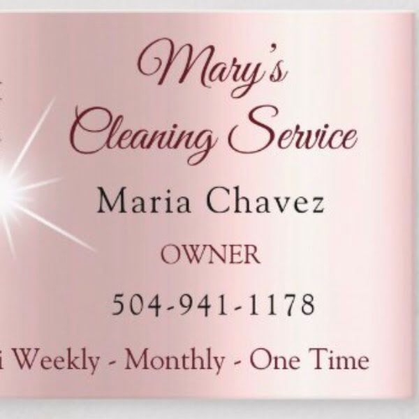Mary A cleaning service