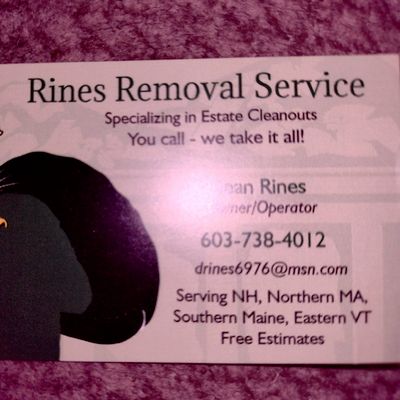 Avatar for Rines Removal Service