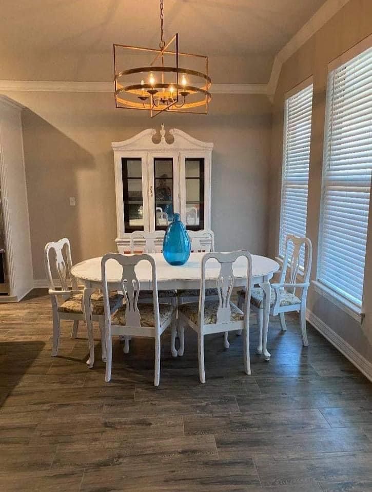 Client Kitchen. (Client is in picture)