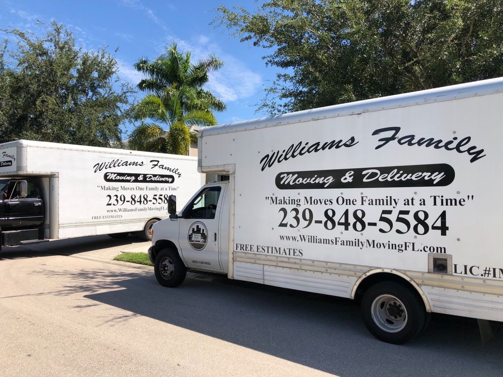 I hired Williams family and moving for my packing 