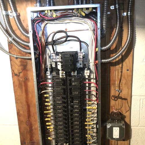 Clean and organized electrical installations