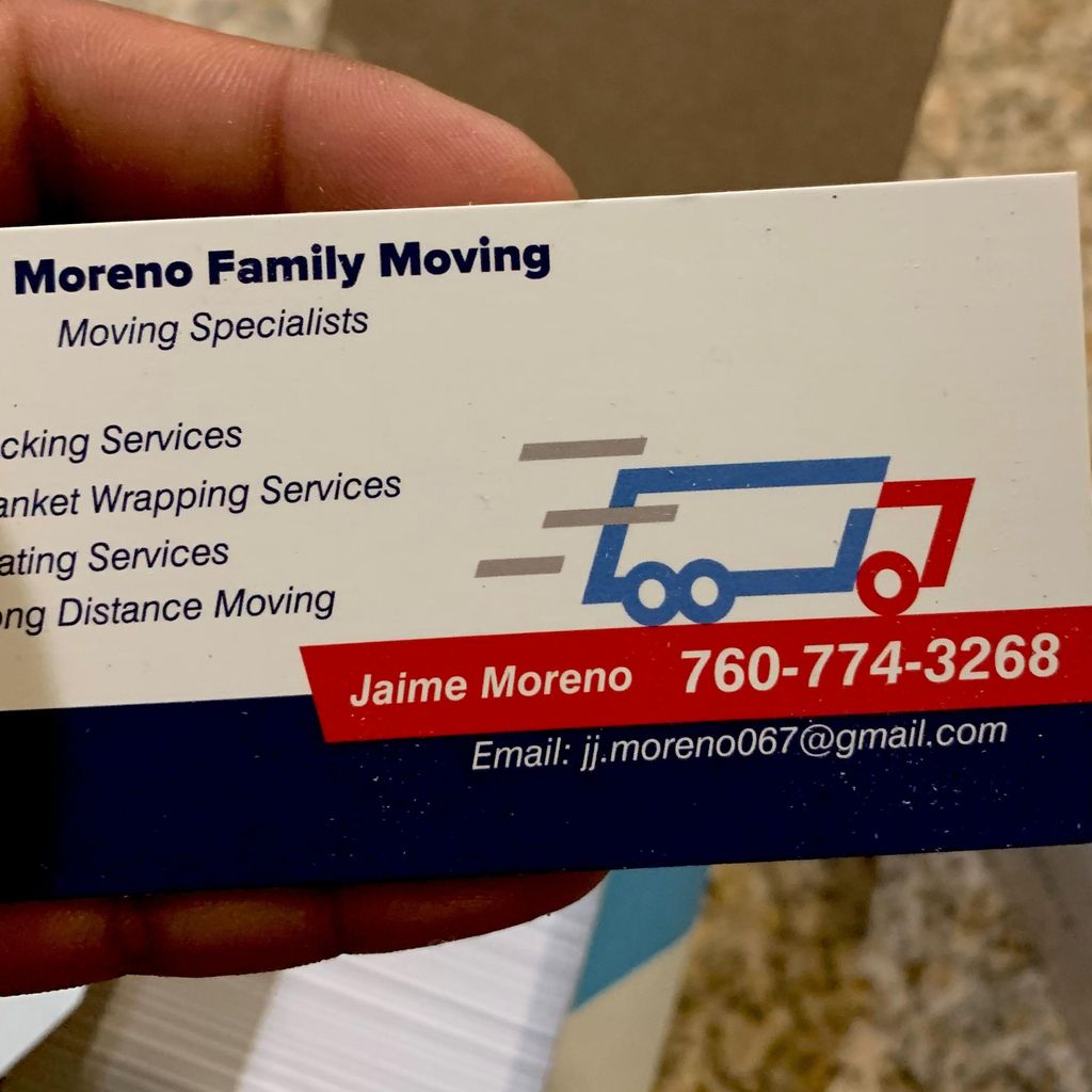 Moreno Family Moving