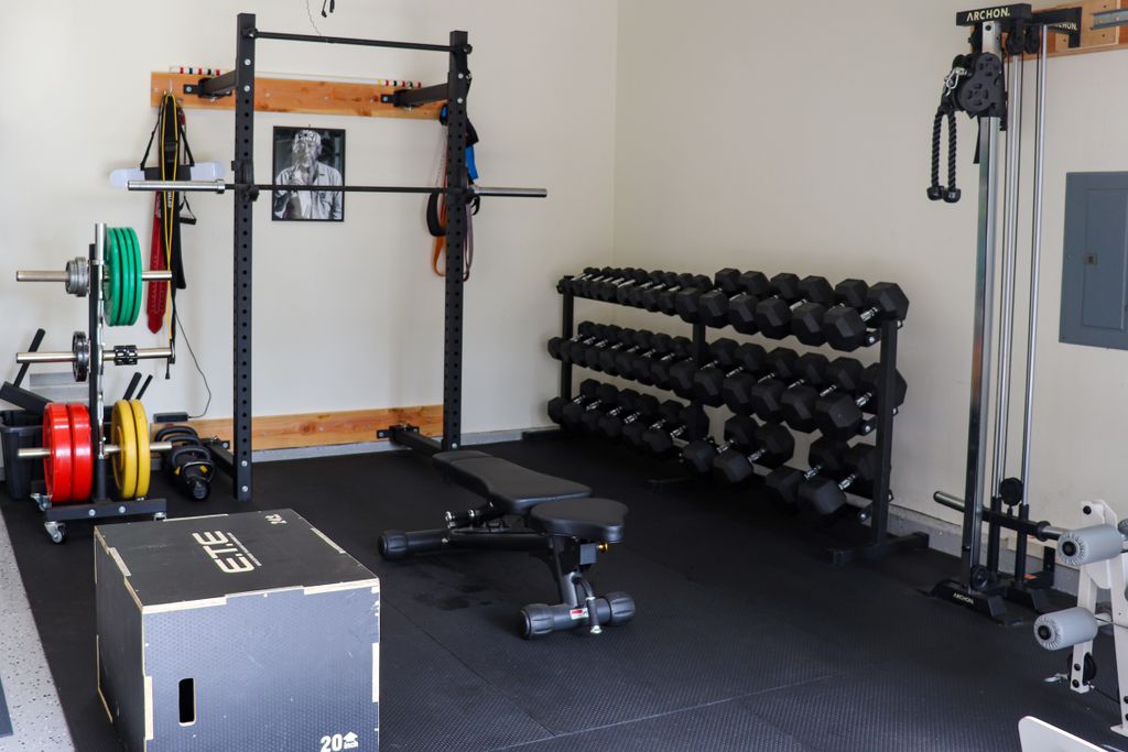 Free weights and Kettlebells 