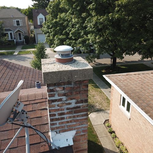 Drone photo of Chimney #1