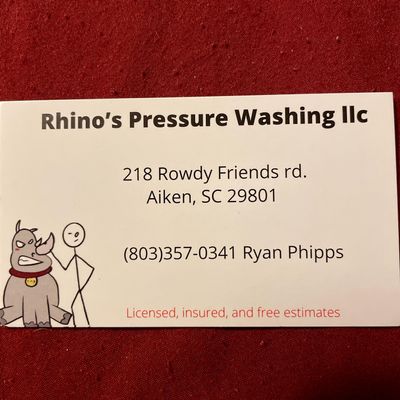 Avatar for Rhino’s pressure washing llc