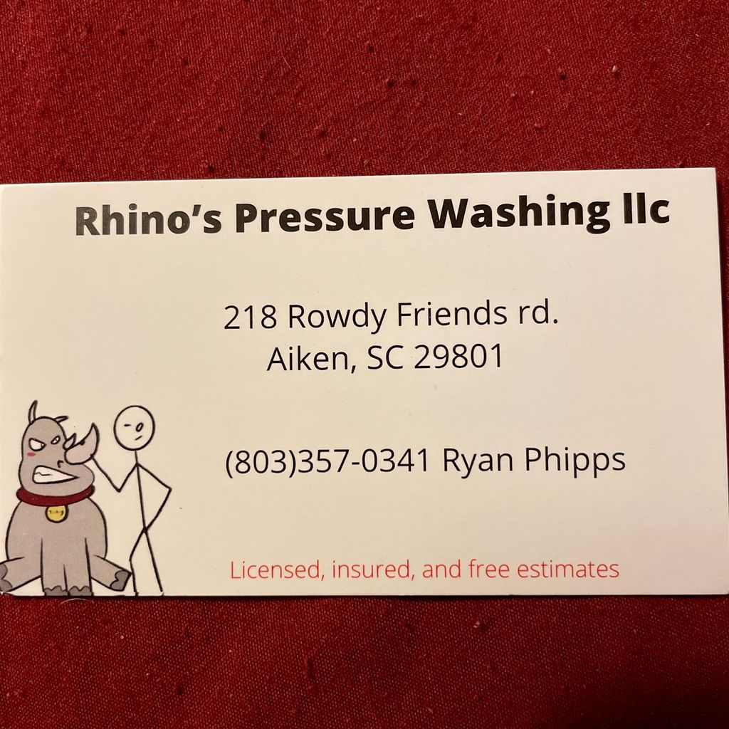 Rhino’s pressure washing llc