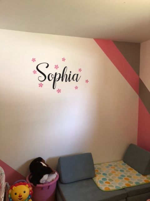 Baby room decoration and custom painting