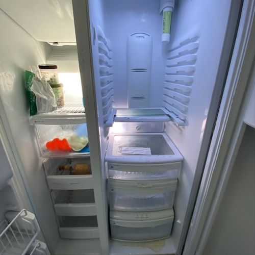 Refrigerator Cleaning - Before 