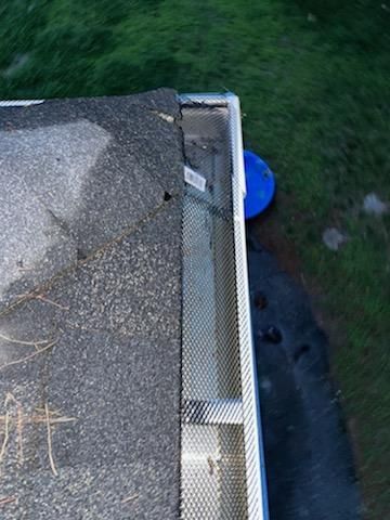 GUTTER GUARDS ADDED CORNERS CROWNED PERFECT