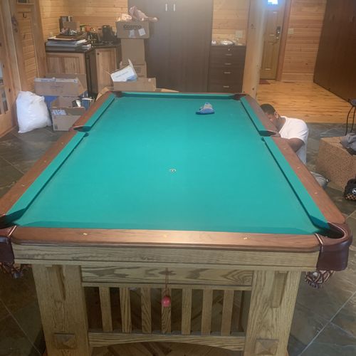 Pool Table Moving