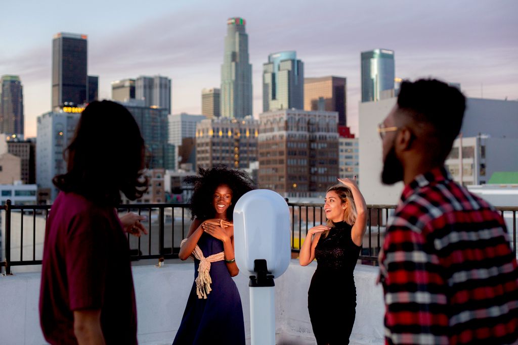 Rooftop photobooth