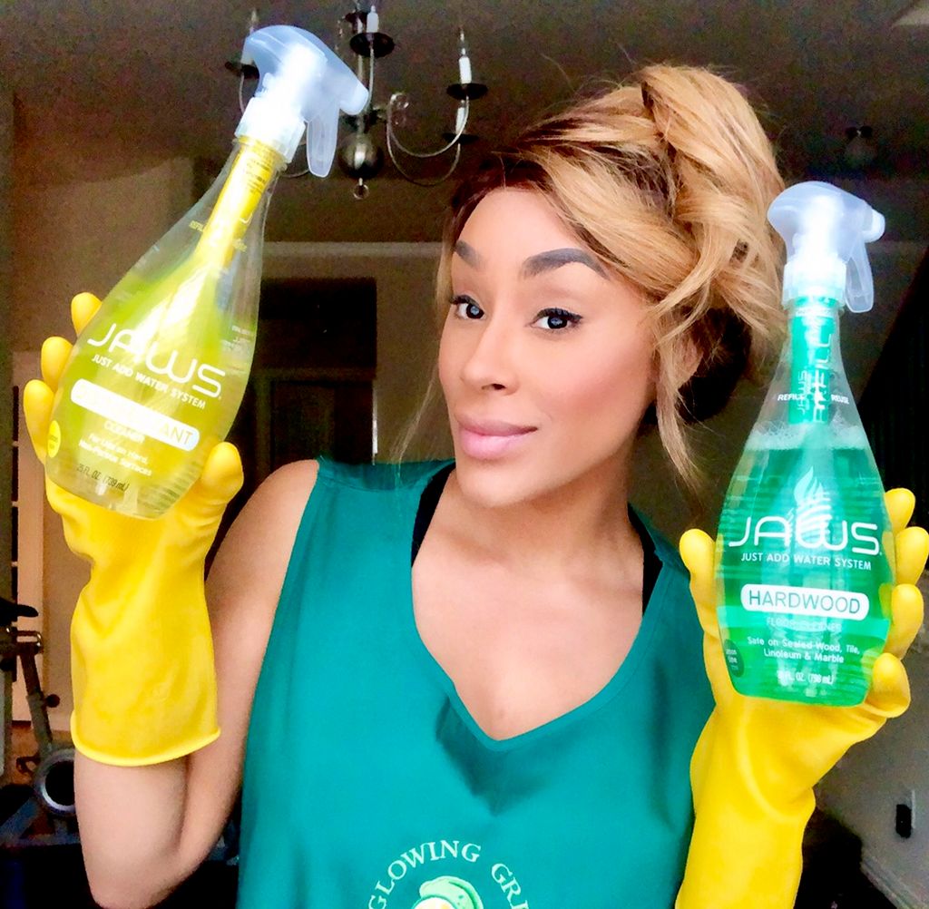 Glowing Green Cleaning
