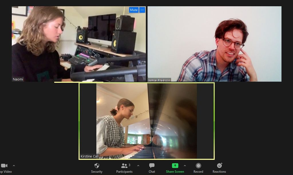 Student songwriting collaboration