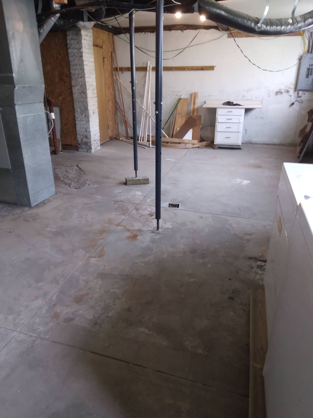 basement after