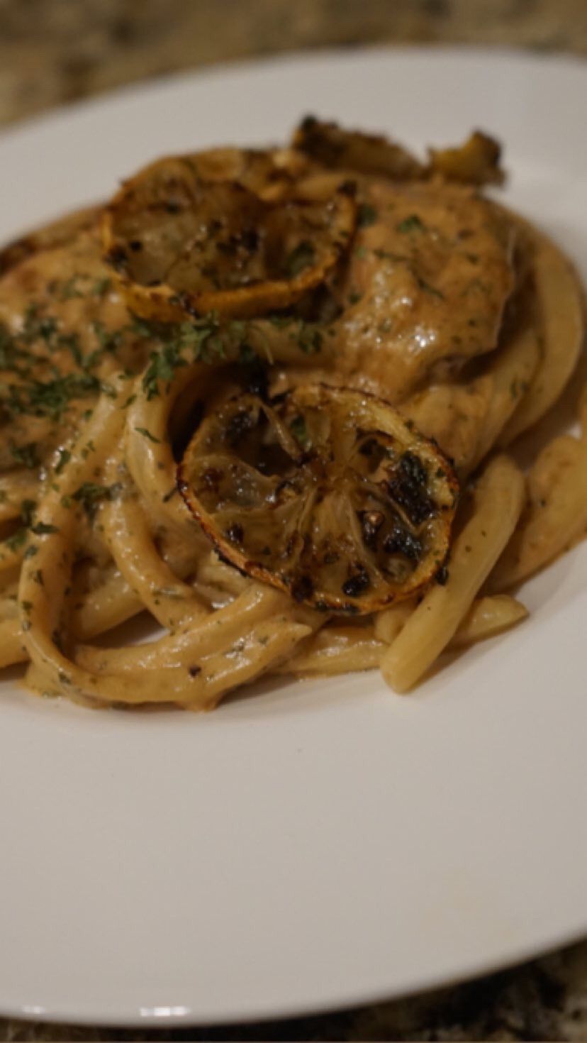Lemon & Herb creamed Pasta!