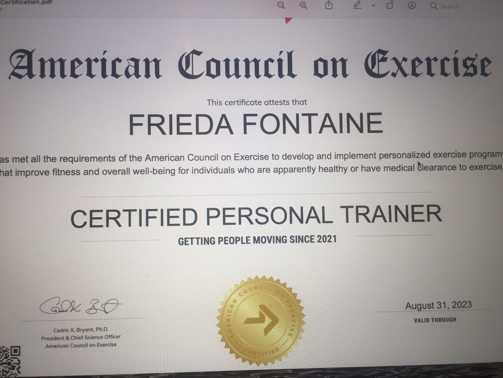 Frieda Fontaine - ACE -CPT