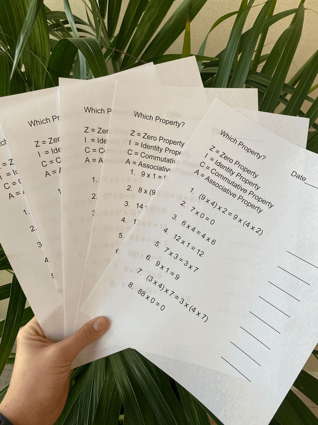 Will make custom worksheets and supplementals.