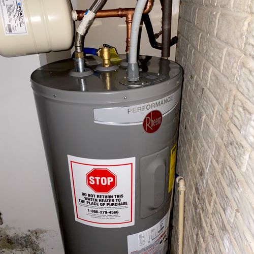 I had a leaking electric water heater. Ross respon