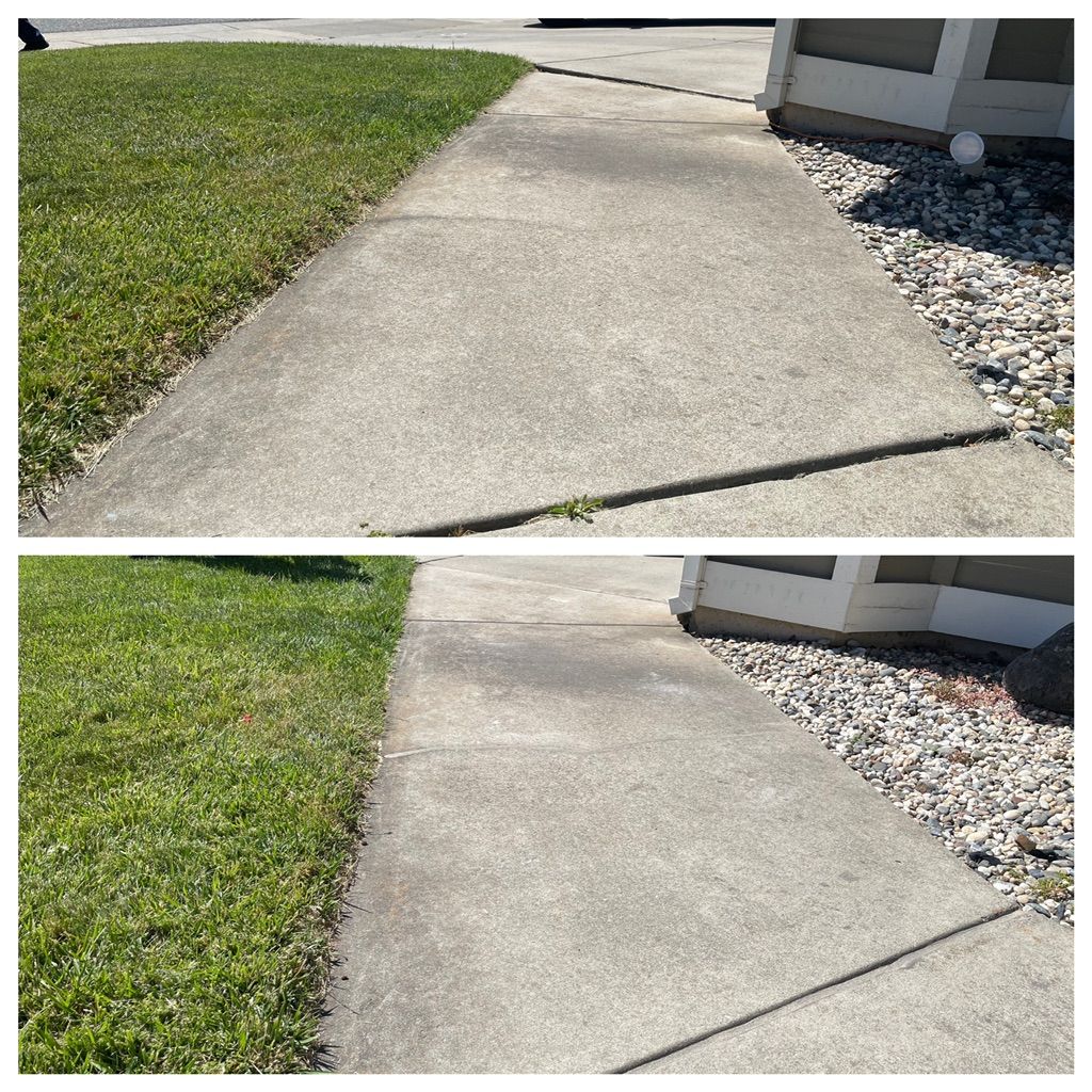 Concrete walkway Raising 