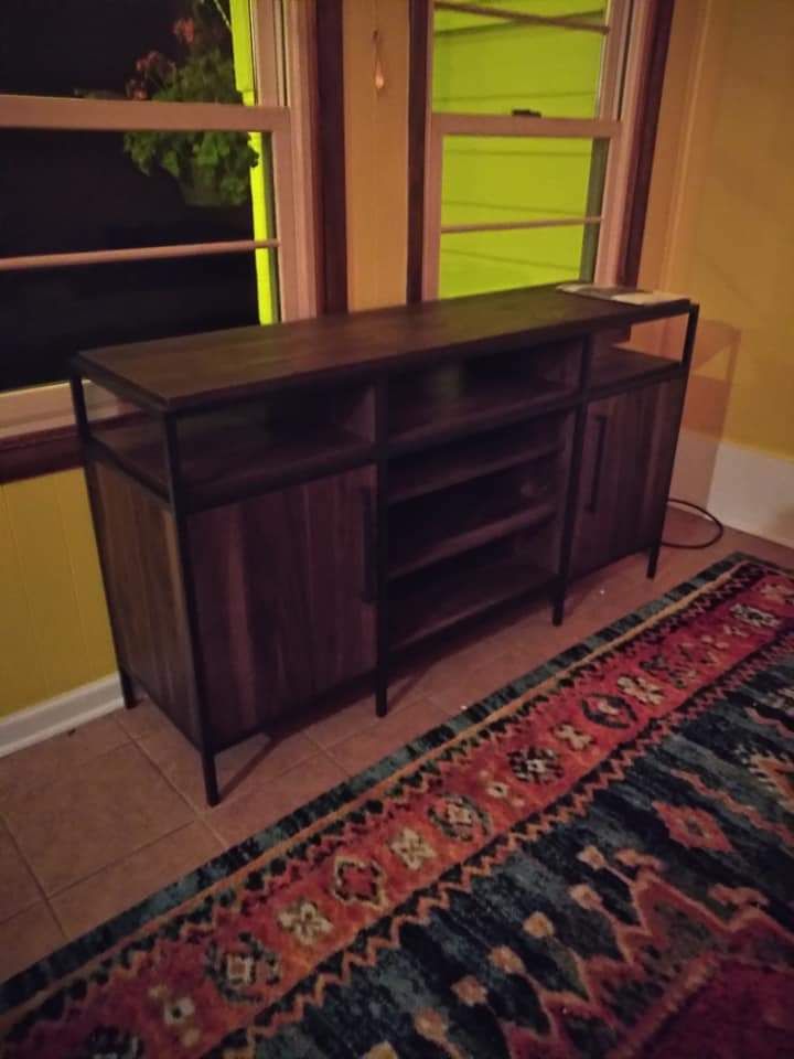Home Office - TV Stand after assembly