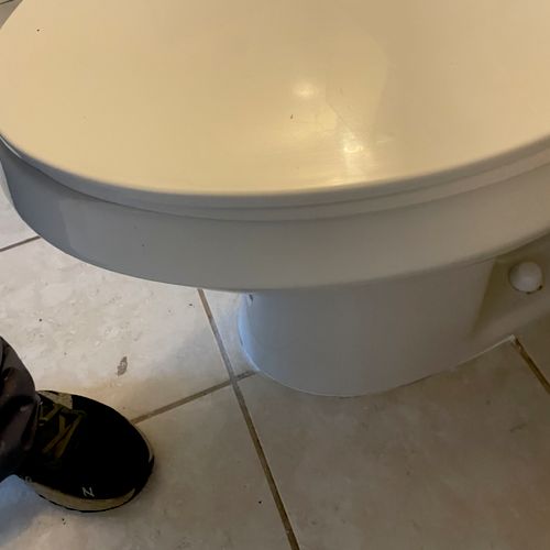 Water was coming out of the base of my toilet. Jos