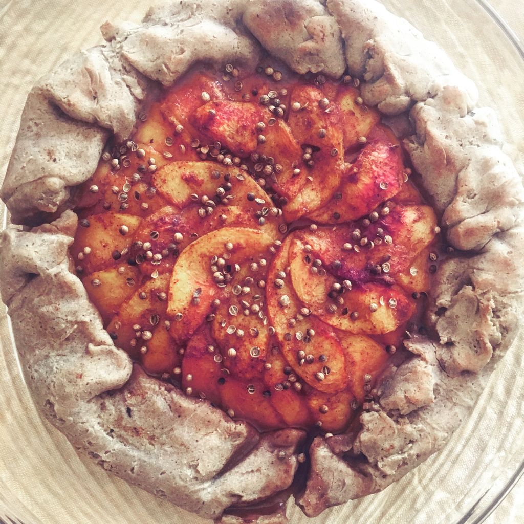 Spiced Peach Galette 