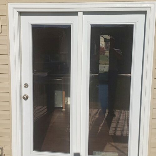 Replaced French Doors