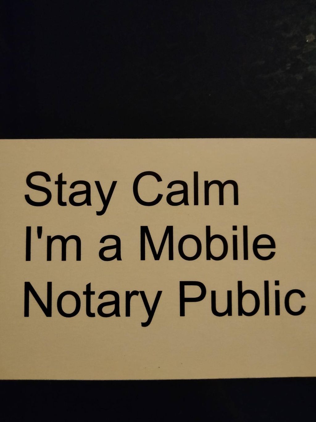 Mobile Notary Public Services!