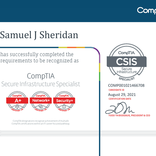 CompTIA Secure Operations Specialist