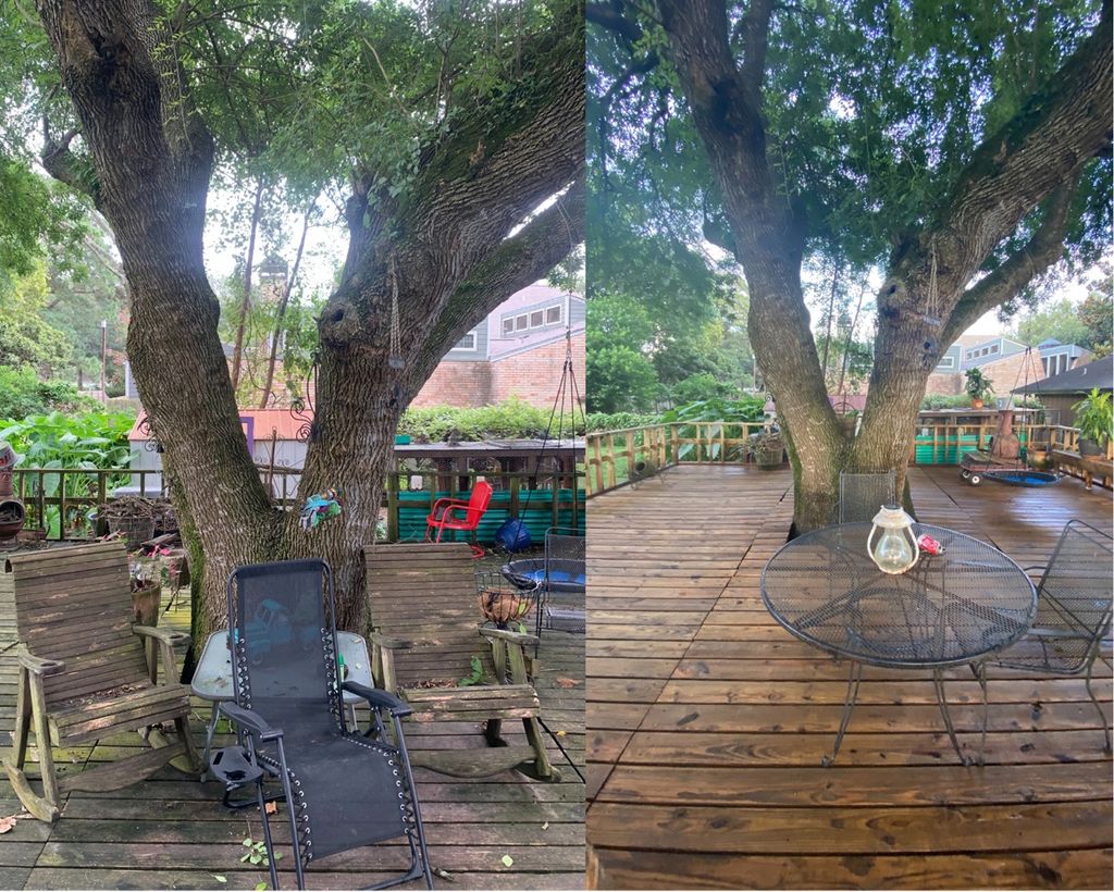 720 Sq Ft wood deck