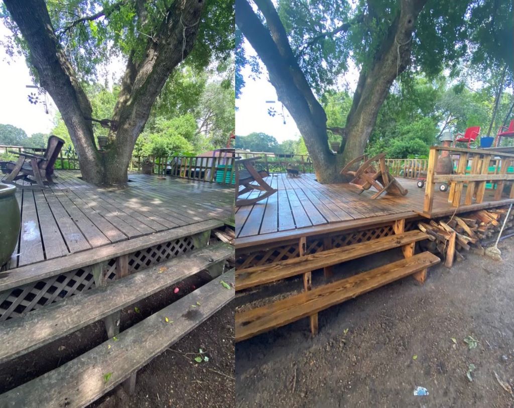720 Sq Ft wood deck