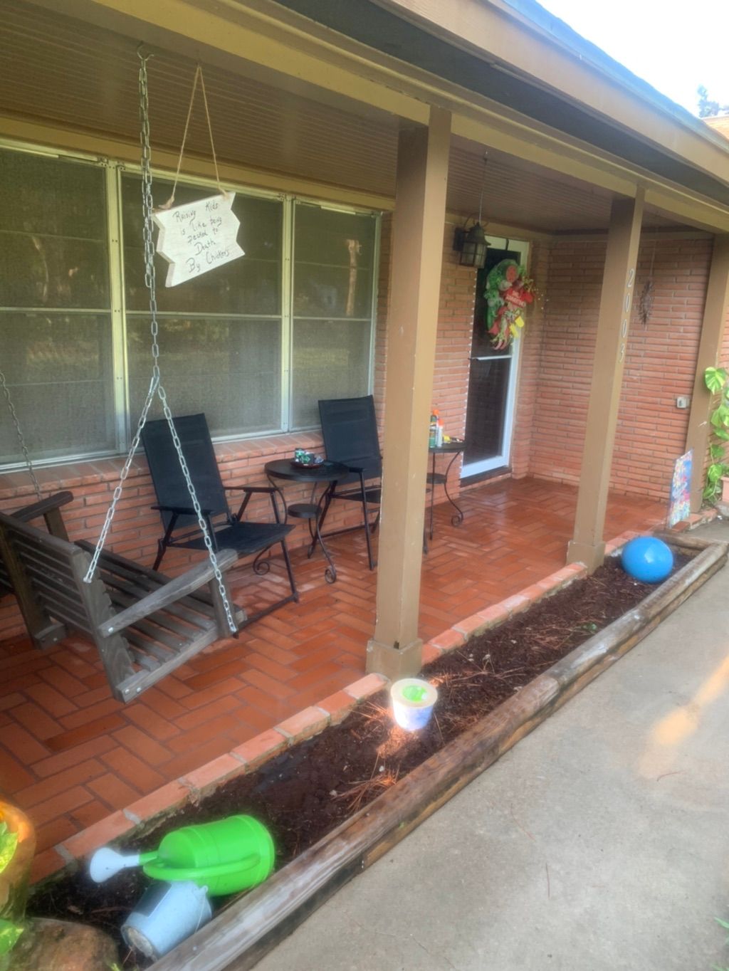 We always clean the walkway for free!